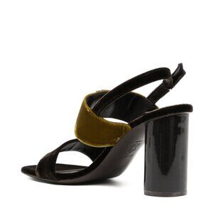 NEW - Tory Burch Eleanor Heeled Velvet Sandals